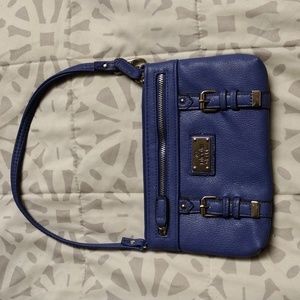 Nicole Miller BLUE Wristlet Wallet